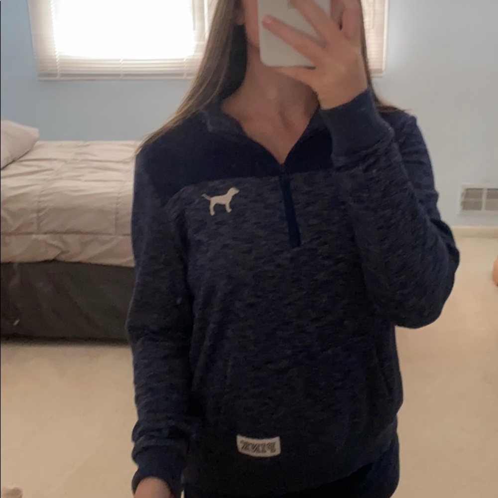 PINK quarter zip